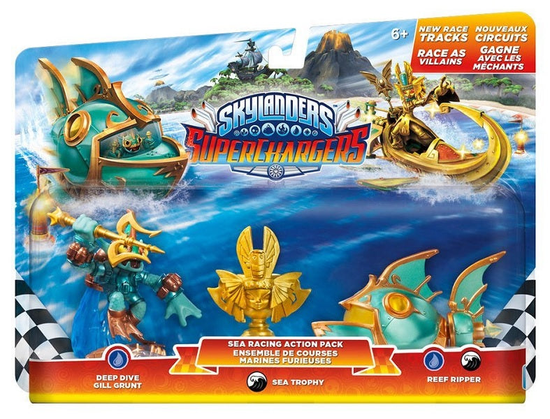 MuñEcos Y Figuras De AccióN Skylanders Racing Pack Sea Deep Dive Gill Grunt & Trophy & Reef Ripper (Figuras) MuñEcos Y Figuras De AccióN Skylanders Racing Pack Sea Deep Dive Gill Grunt & Trophy & Reef Ripper (Figuras)